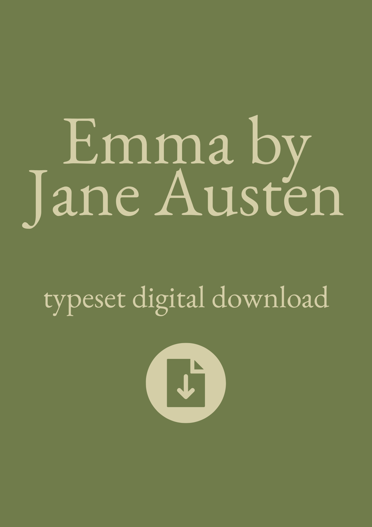 Typeset PDF - Emma by Jane Austen
