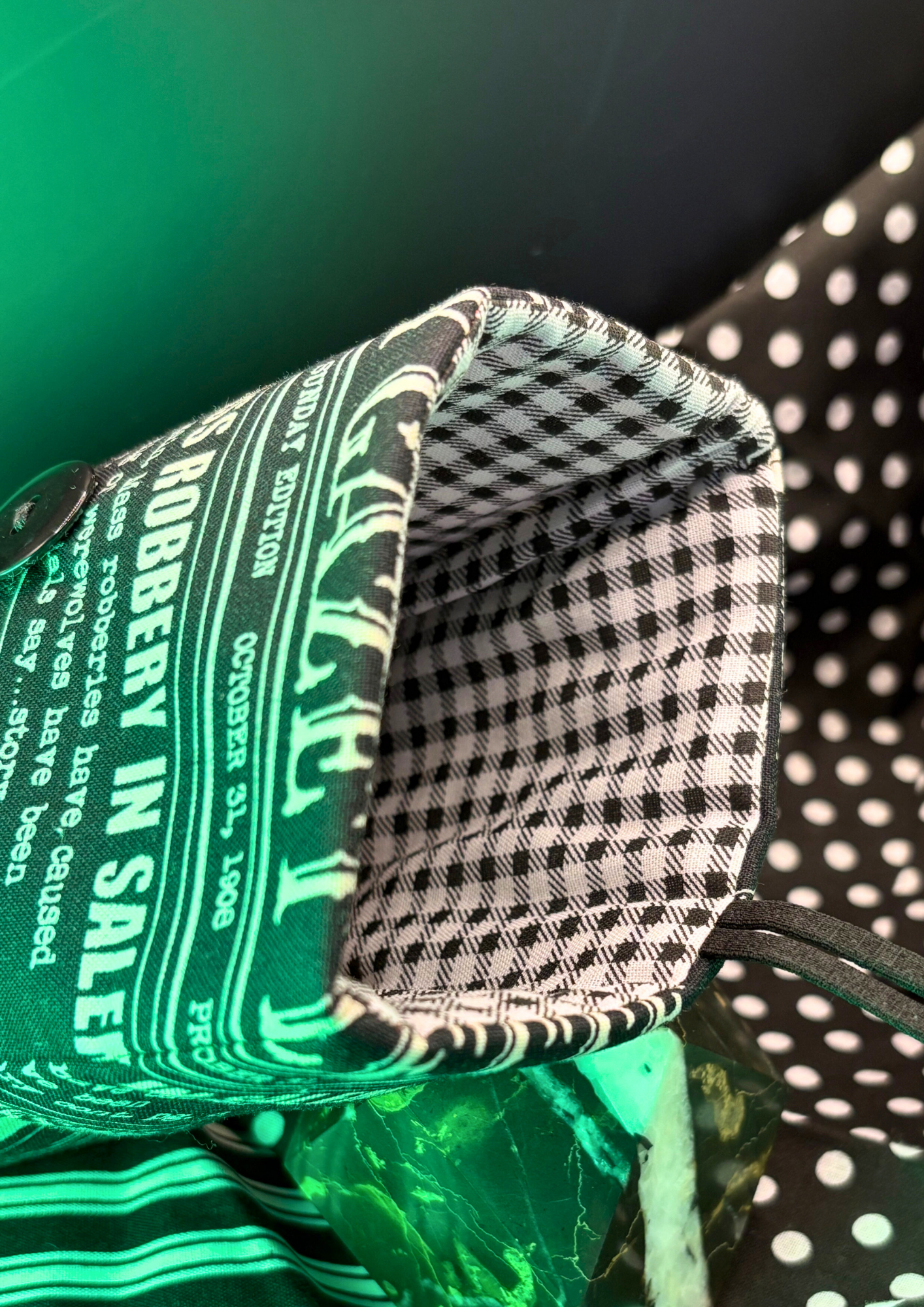 Ghostly Gazette Padded Soft E-Reader Sleeve