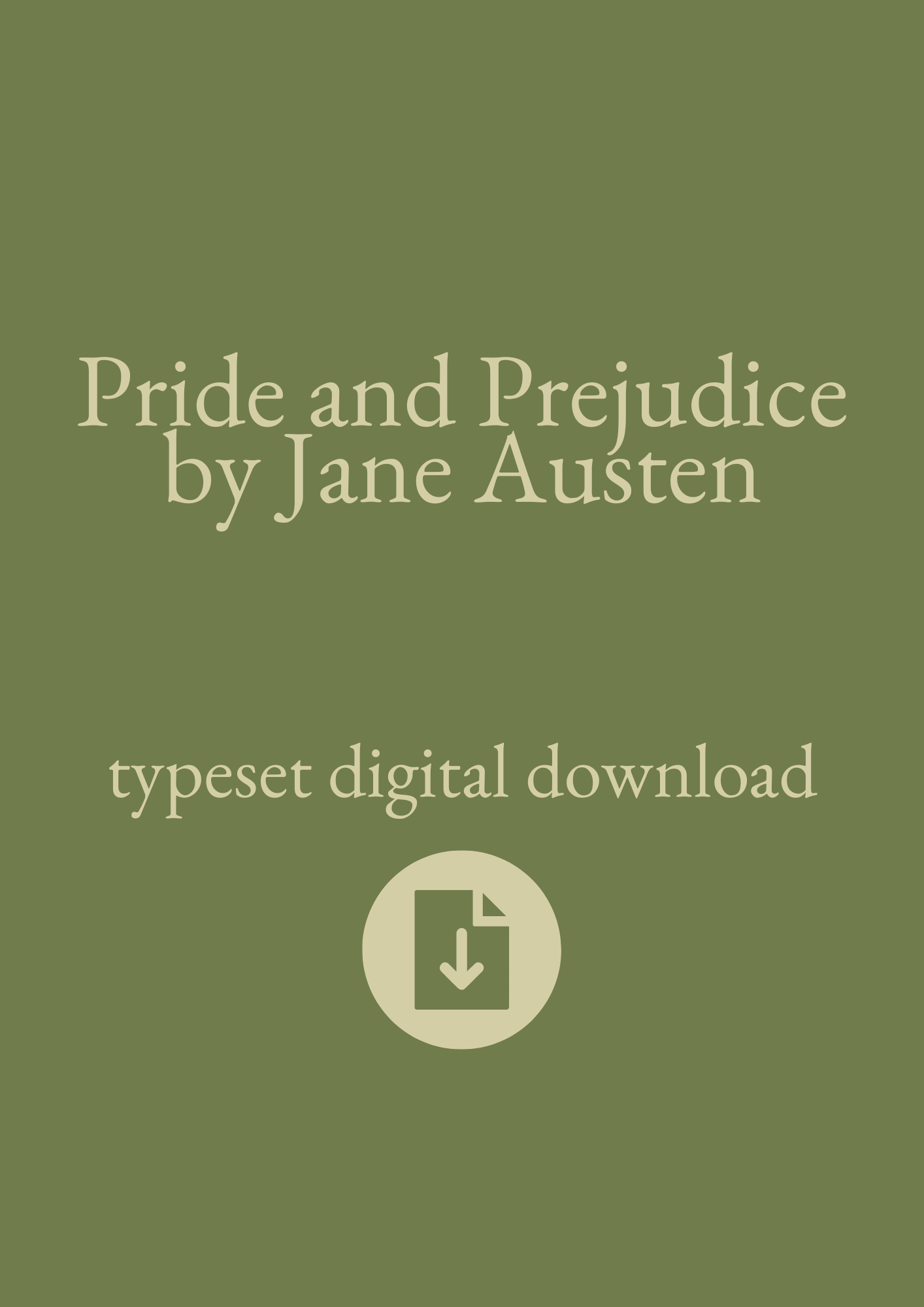 Typeset PDF - Pride and Prejudice by Jane Austen