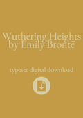 Typeset PDF - Wuthering Heights by Emily Brontë