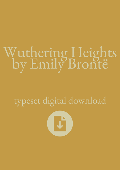 Typeset PDF - Wuthering Heights by Emily Brontë