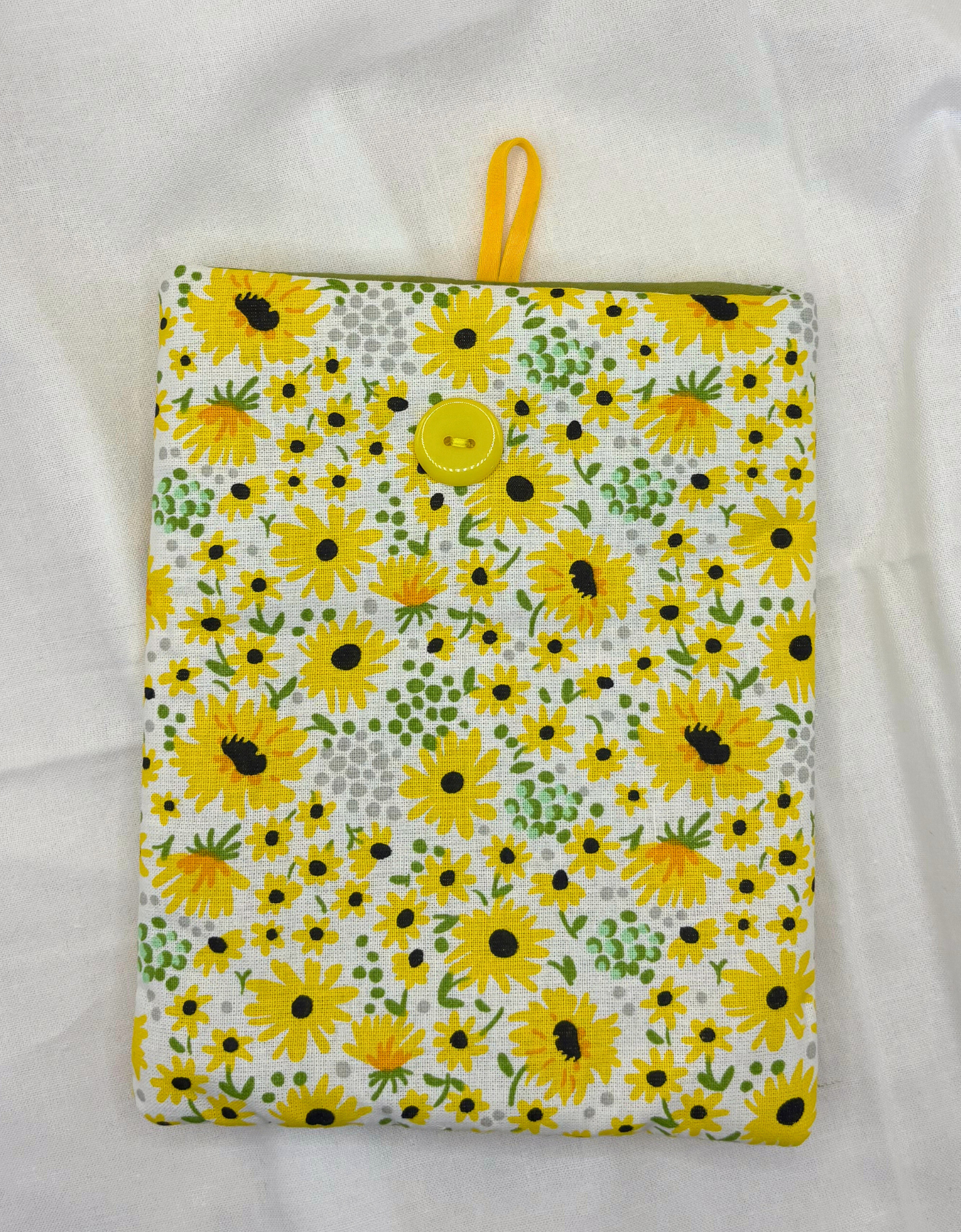 Golden Sunflowers Padded Soft E-Reader Sleeve