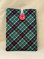 Plaid PJs Padded Soft E-Reader Sleeve