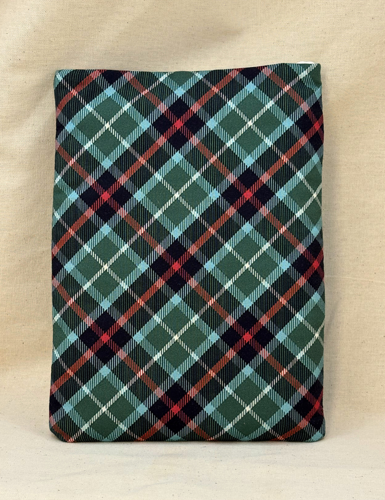 Plaid PJs Padded Soft E-Reader Sleeve
