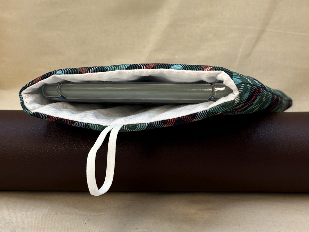 Plaid PJs Padded Soft E-Reader Sleeve