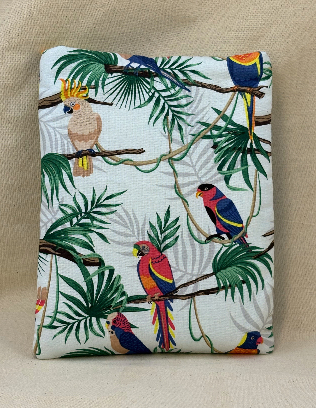 Parrot Court Padded Soft E-Reader Sleeve