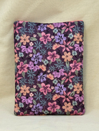 Plum Petals Padded Soft E-Reader Sleeve