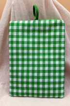 Clover Check Padded Soft E-Reader Sleeve