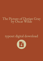 Typeset PDF - The Picture of Dorian Gray by Oscar Wilde