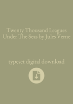 Typeset PDF - Twenty Thousand Leagues Under The Seas by Jules Verne