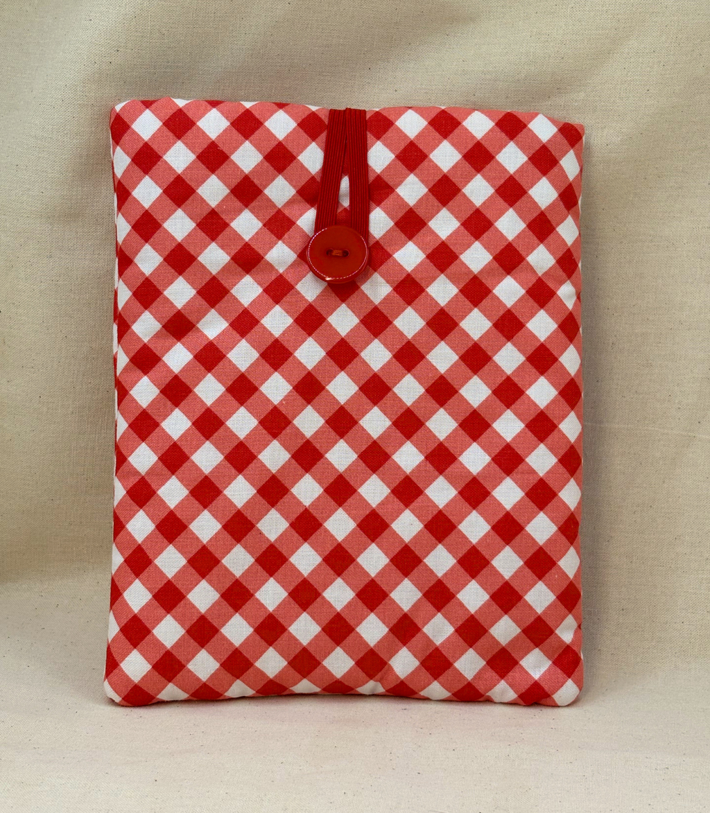 Hearth Check Padded Soft E-Reader Sleeve