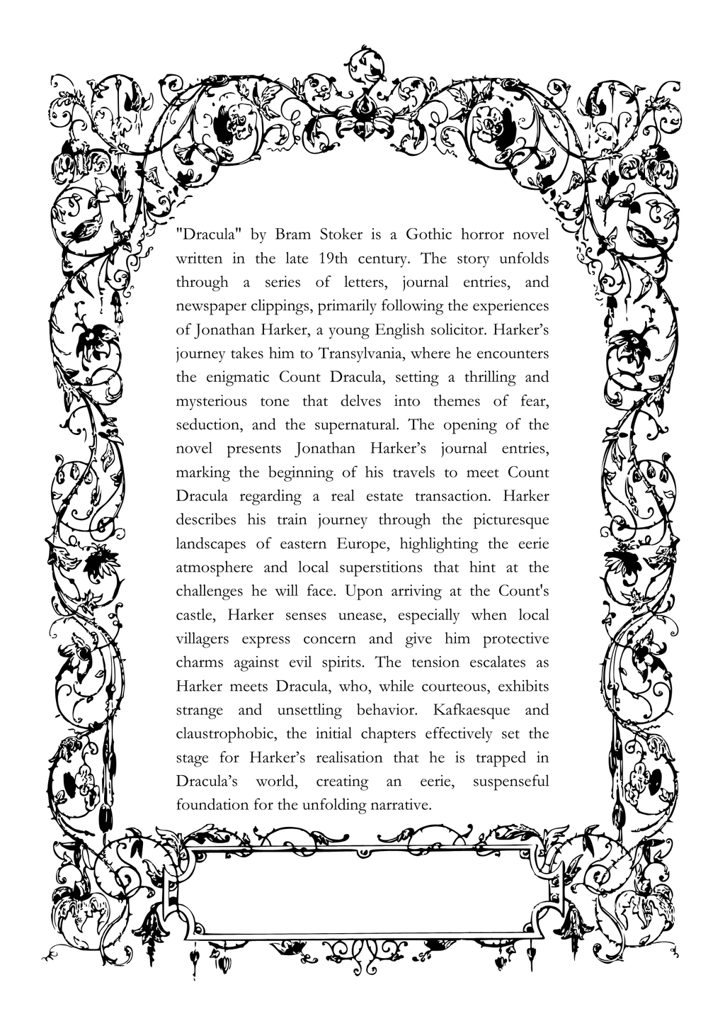 Typeset PDF - Dracula by Bram Stoker