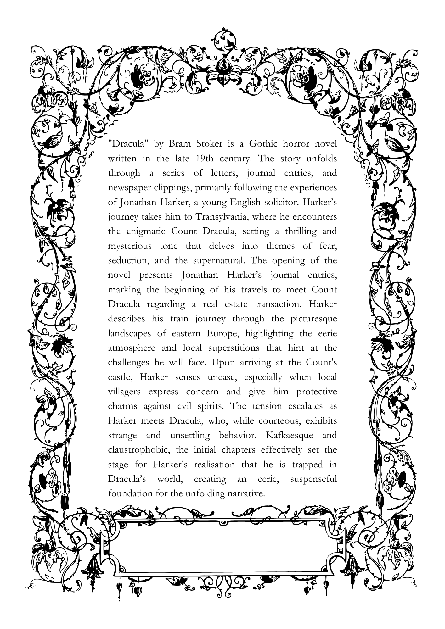 Typeset PDF - Dracula by Bram Stoker