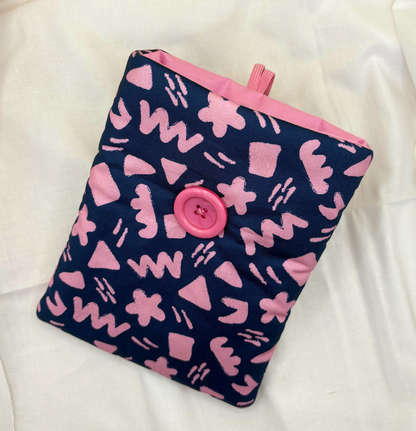 Midnight Scribbles Padded Soft E-Reader Sleeve