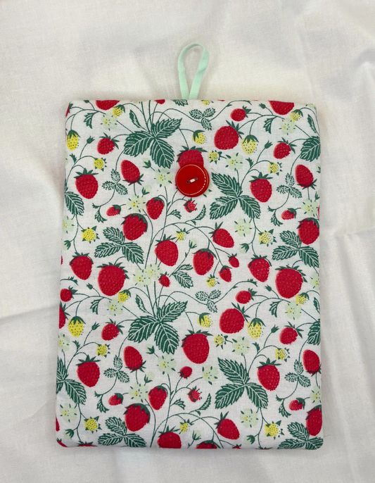 Wild Strawberries Padded Soft E-Reader Sleeve