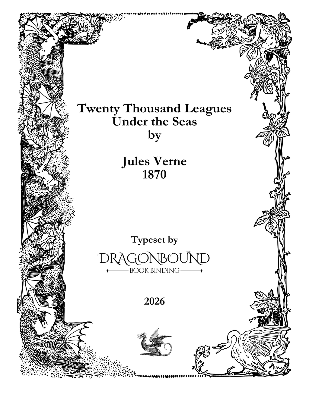 Typeset PDF - Twenty Thousand Leagues Under The Seas by Jules Verne
