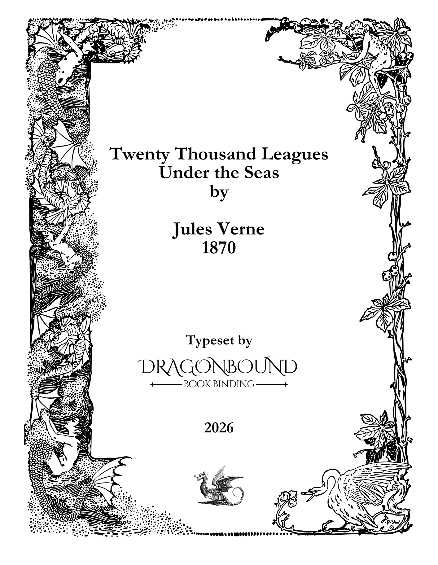 Typeset PDF - Twenty Thousand Leagues Under The Seas by Jules Verne