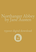 Typeset PDF - Northanger Abbey by Jane Austen