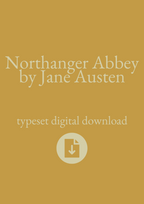 Typeset PDF - Northanger Abbey by Jane Austen