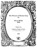Typeset PDF - The Picture of Dorian Gray by Oscar Wilde