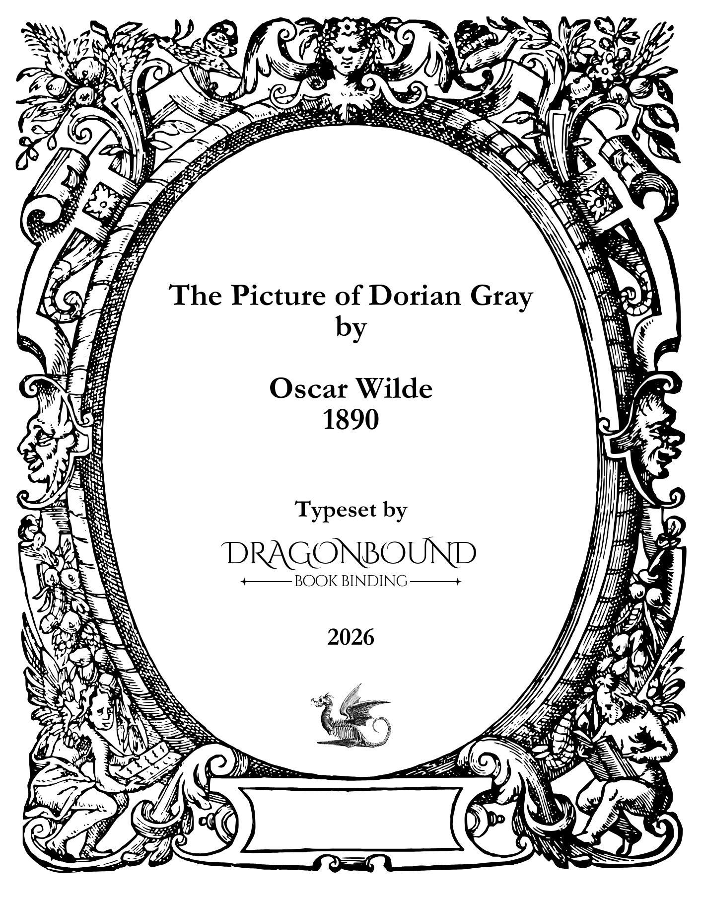 Typeset PDF - The Picture of Dorian Gray by Oscar Wilde