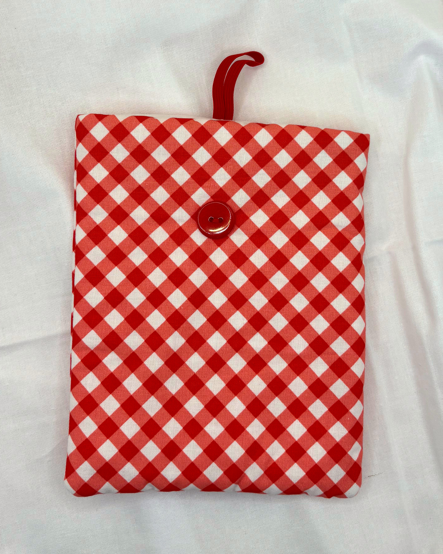 Hearth Check Padded Soft E-Reader Sleeve