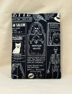 Ghostly Gazette Padded Soft E-Reader Sleeve