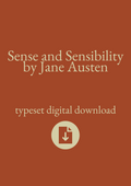 Typeset PDF - Sense and Sensibility by Jane Austen