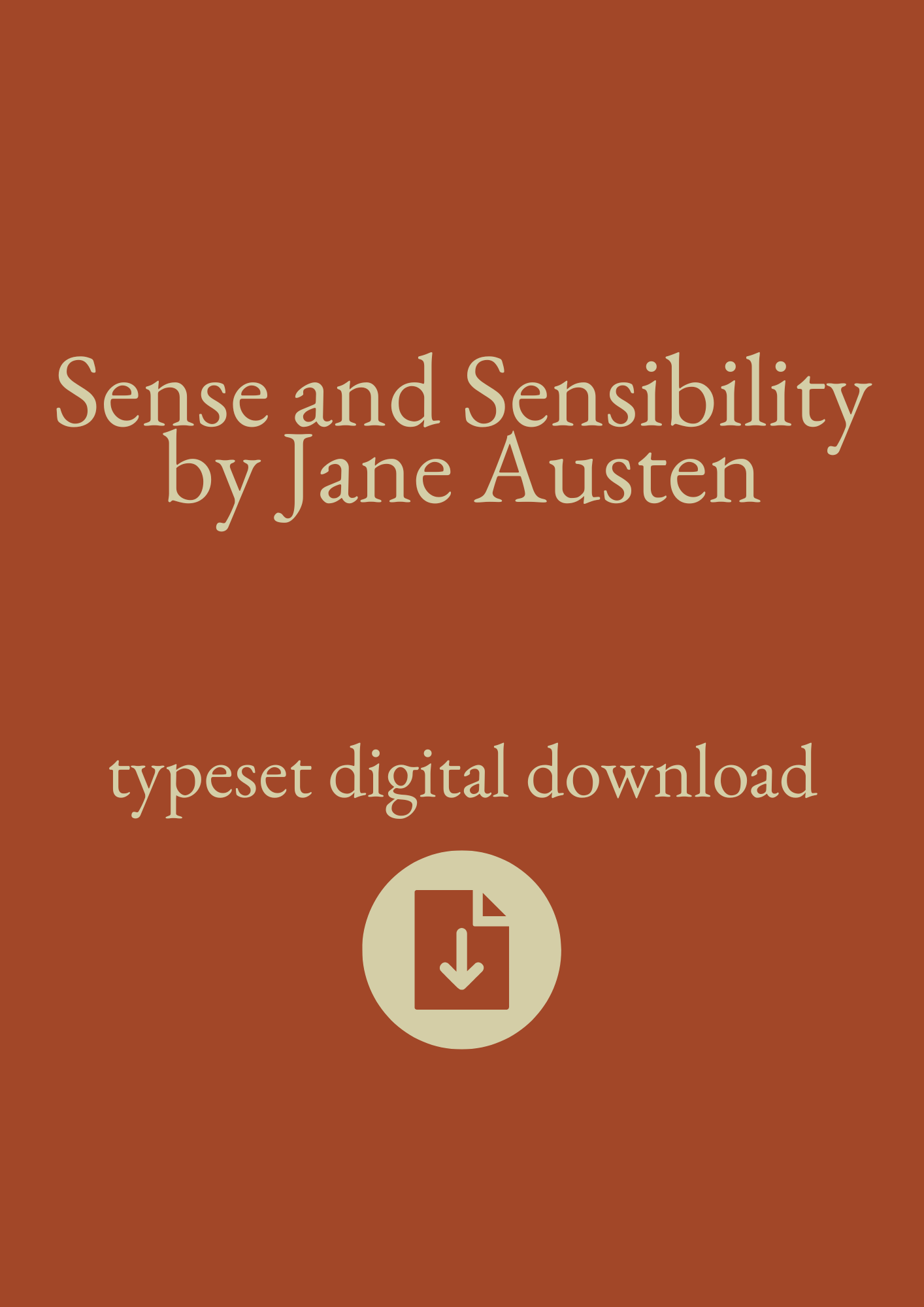 Typeset PDF - Sense and Sensibility by Jane Austen