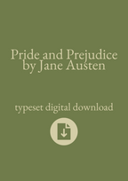 Typeset PDF - Pride and Prejudice by Jane Austen