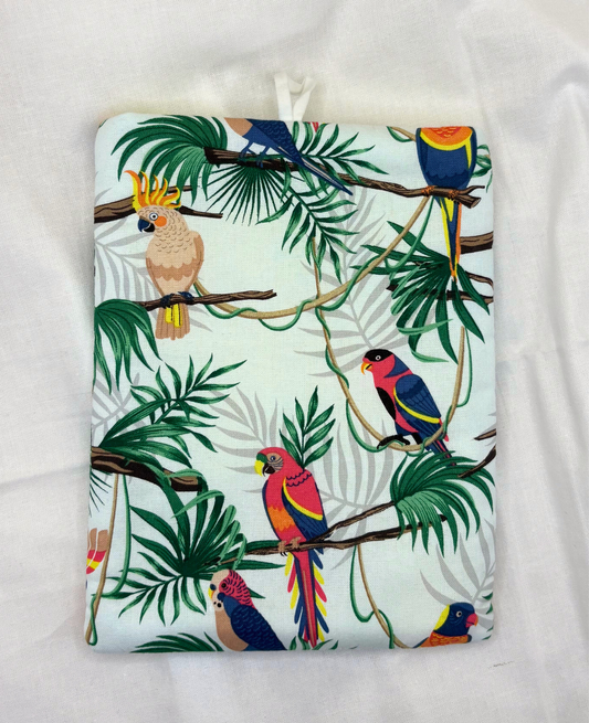 Parrot Court Padded Soft E-Reader Sleeve