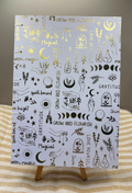 Golden Gratitude Handbound Sketchbook