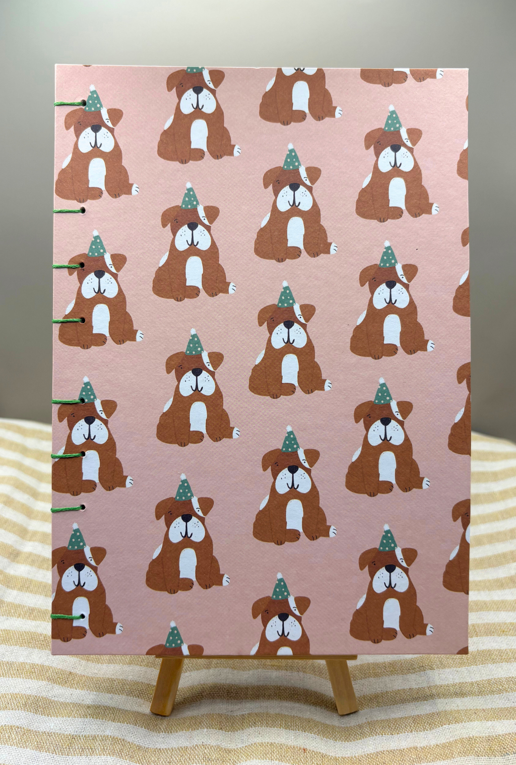 Party Puppy Handbound Sketchbook