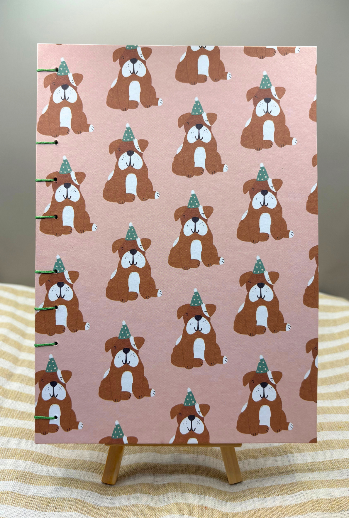 Party Puppy Handbound Sketchbook