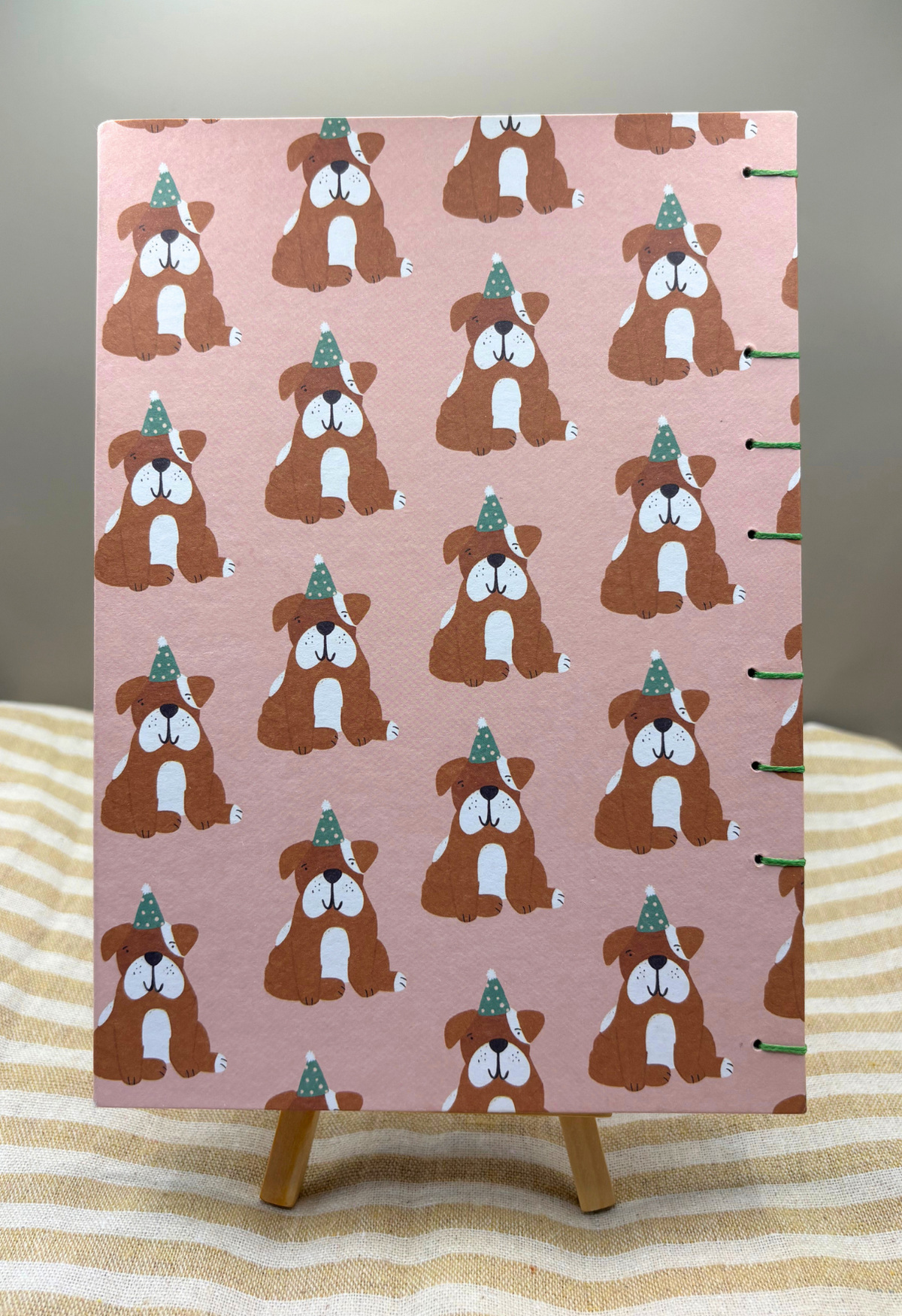 Party Puppy Handbound Sketchbook