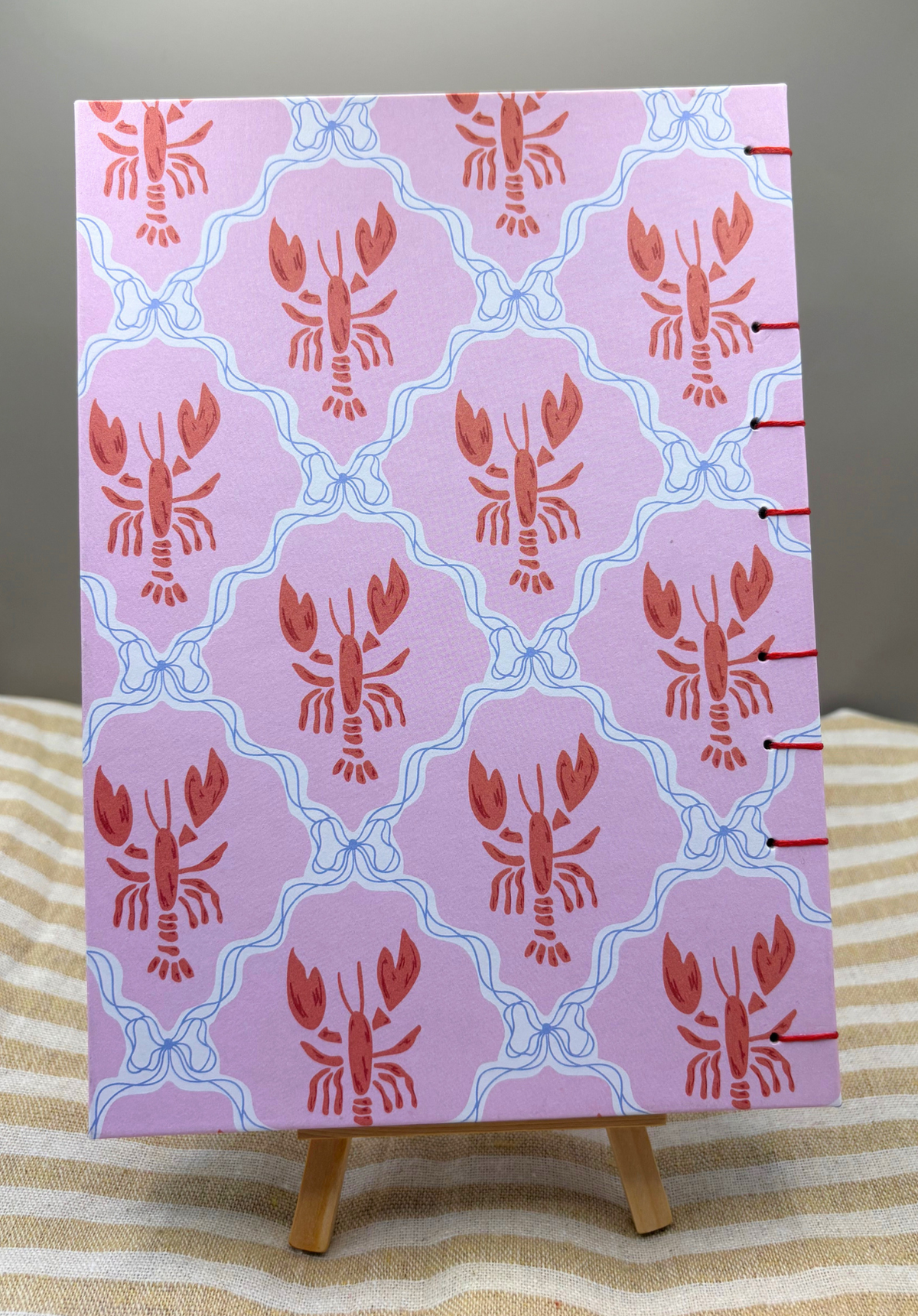 Claw Clip Handbound Sketchbook
