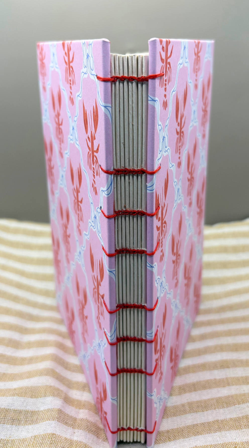 Claw Clip Handbound Sketchbook