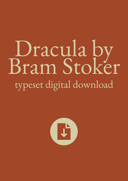 Typeset PDF - Dracula by Bram Stoker