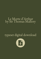 Typeset PDF - Le Morte d'Arthur (Two Volumes)