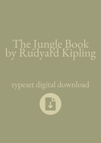 Typeset PDF - The Jungle Book