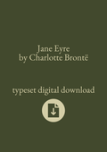 Typeset PDF - Jane Eyre by Charlotte Brontë