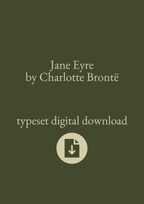 Typeset PDF - Jane Eyre by Charlotte Brontë