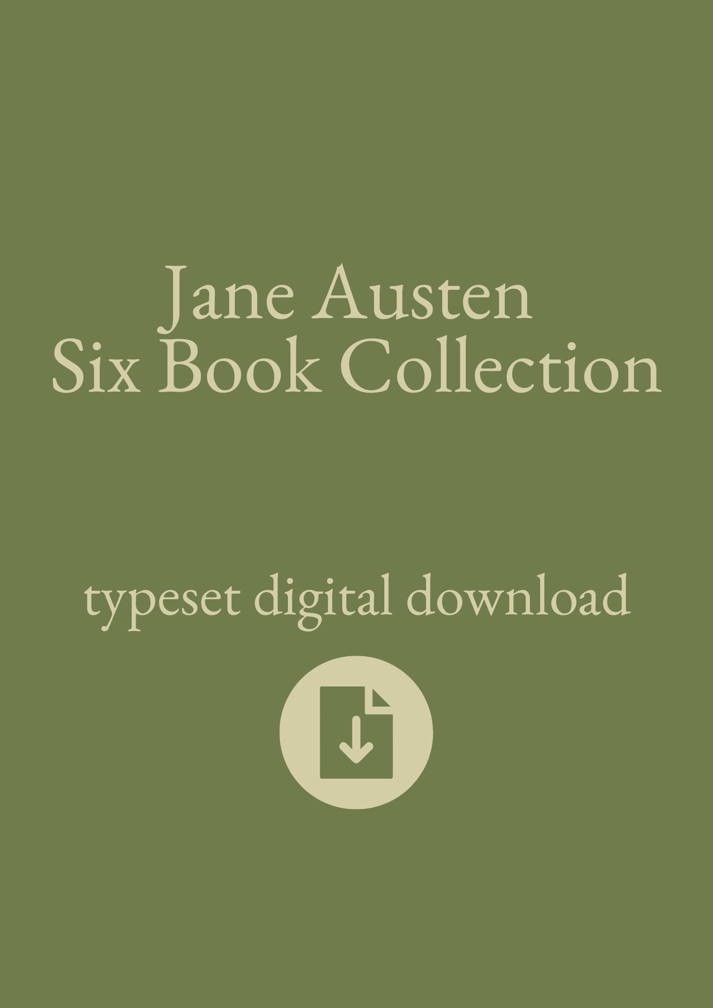 Typeset PDF - Jane Austen Six Book Collection