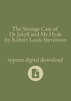 Typeset PDF - The Strange Case of Dr Jekyll and Mr Hyde