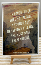 Northanger Abbey A5 Vintage Print