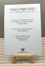 Pride and Prejudice A5 Vintage Print