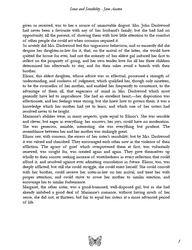 Typeset PDF - Sense and Sensibility by Jane Austen