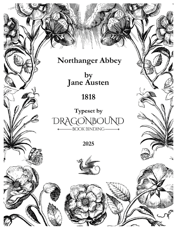Typeset PDF - Northanger Abbey by Jane Austen
