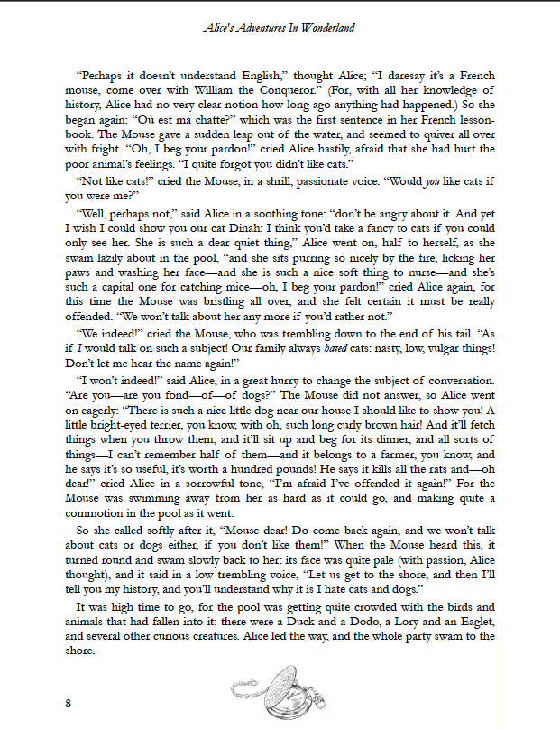 Typeset PDF - Alice's Adventures In Wonderland