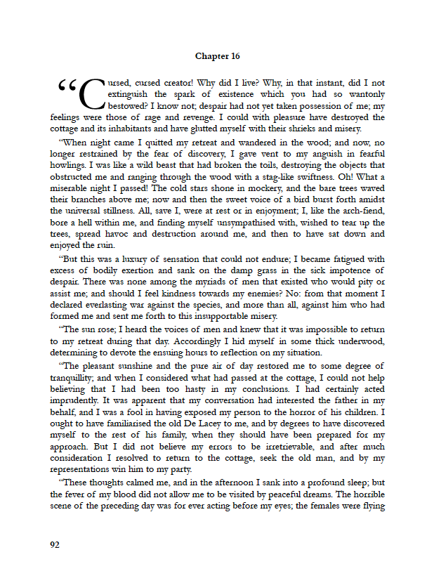 Typeset PDF - Frankenstein